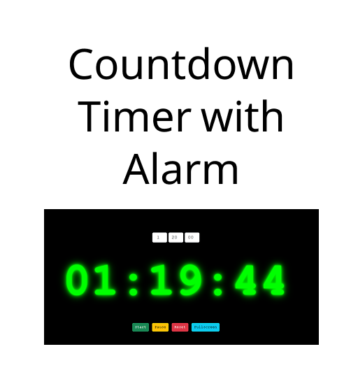 Countdown Timer with Alarm